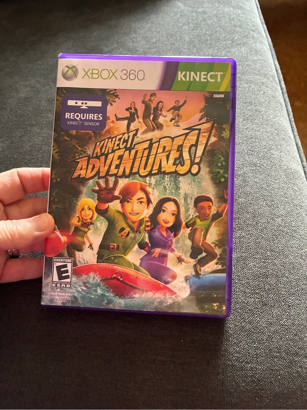 Microsoft Kinect Game Case - Purple & Green Artwork